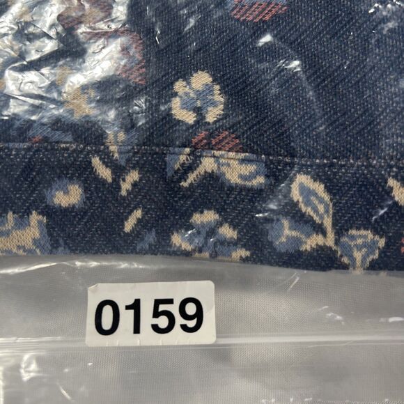 Maeve Anthropologie Pencil Skirt Gertje Blue Floral Midi Knee Length Size Medium - Picture 8 of 8